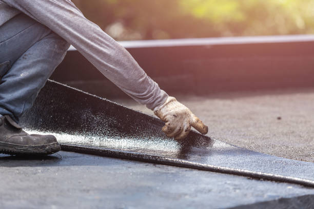 Professional Emergency Waterproofing technician working in Houston, PA